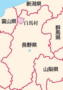 長野県の地図の画像