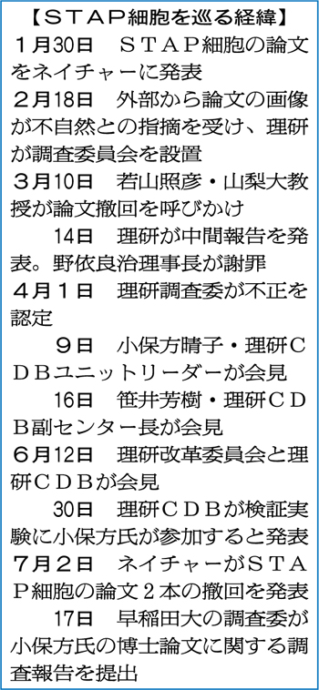 まだ未解決 ｓｔａｐ細胞問題 受験 学習に 朝日中学生ウイークリー